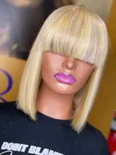 Load image into Gallery viewer, Banana Chocolate Bob w/Bangs
